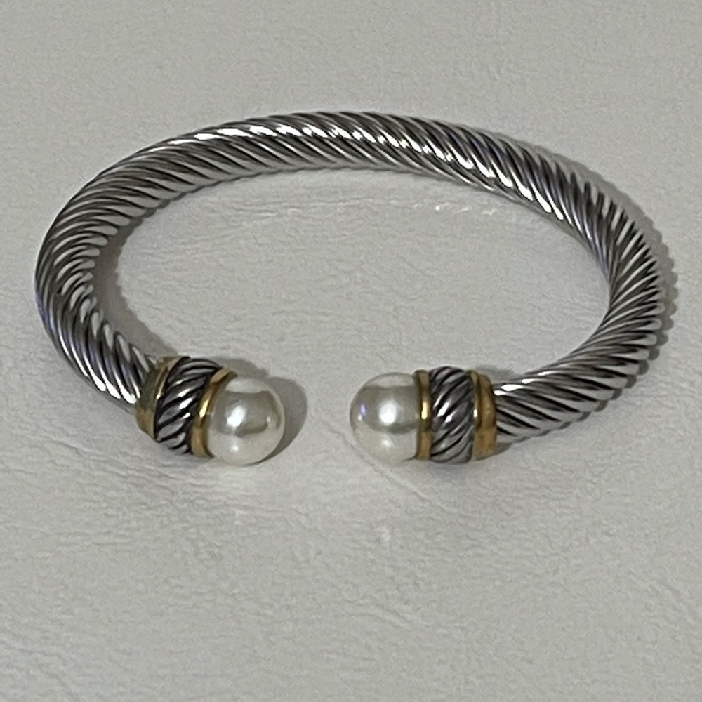 Luxury Twisted Cable Bangle Bracelet Stackable Women’s Jewelry - Picture 1 of 5